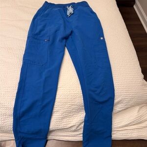 Figs Blue straight leg